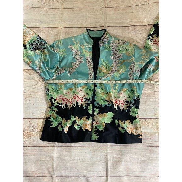 Unbranded Women's 100% Silk Button Front Blazer - Large - Picture 7 of 11